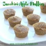 Healthy Zucchini Apple Muffins