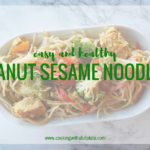 Peanut Sesame Noodles for FB