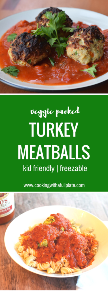 These easy veggie turkey meatballs as quick to prepare and can be frozen ahead of time so that you can use them for fast and healthy weeknight meals.