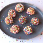 Healthy birthday cake balls are a great, nourishing treat for the whole family.