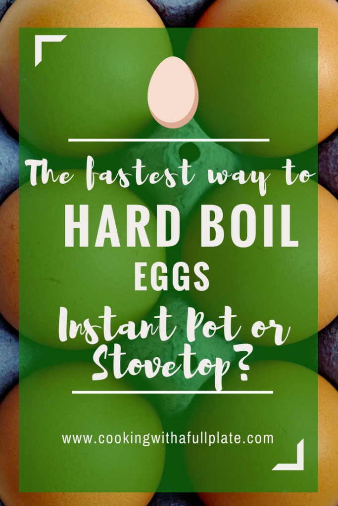 Is the Instant Pot or Stovetop the fastest way to hard boil eggs? #Instantpot #hardboiledeggs #fastcooking #easyrecipes