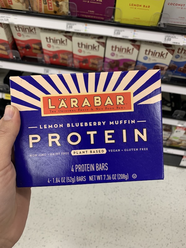 Protein Larabar kids snack